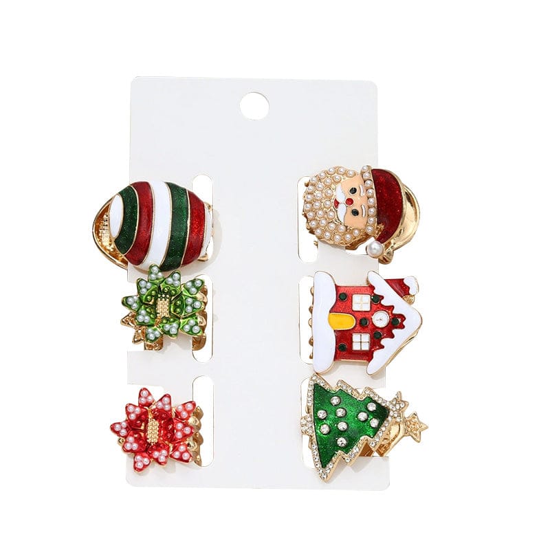 Mini Christmas Set B Hair Claw Clips | NueShiny