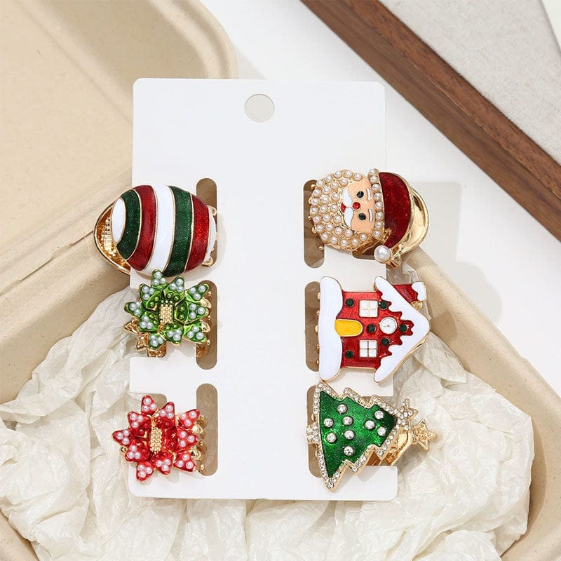 Mini Christmas Set B Hair Claw Clips | NueShiny