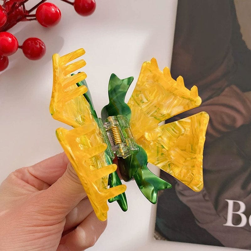 Medium Red Christmas Bells Hair Claw Clips | NueShiny