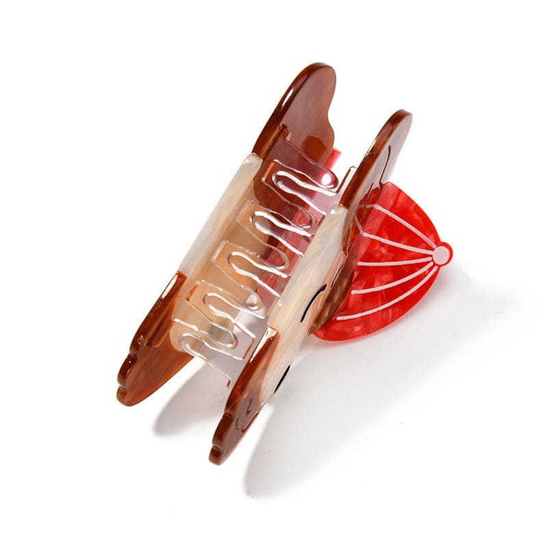 Medium Curly Haired Puppy Hair Claw Clips | NueShiny