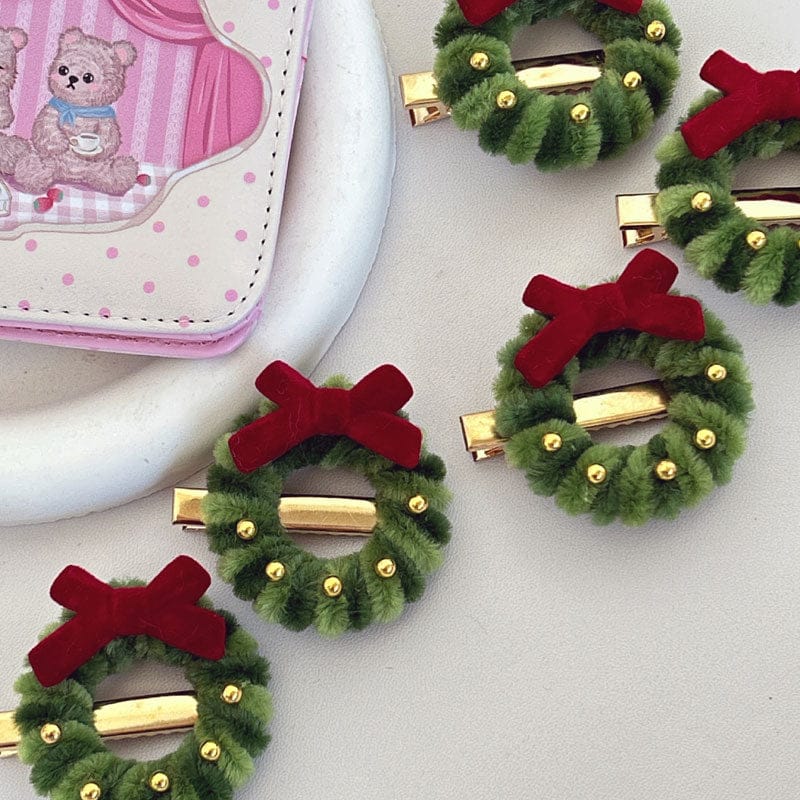 Mini Christmas Bow Hair Clips | NueShiny