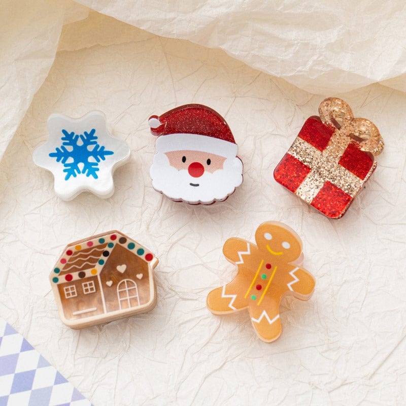 Mini Snowflake Clips Mini Snowflake Hair Claw Clips | NueShiny