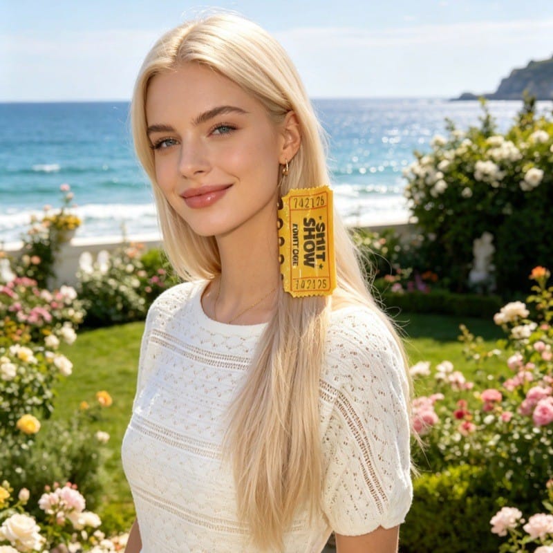 Yellow Letter Claw Clip – Alphabet Decor Hair Clip
