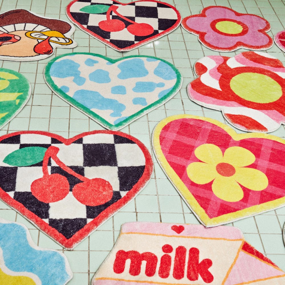 Moo For Love Rug Indoor & Outdoor丨NueShiny- Free Shipping