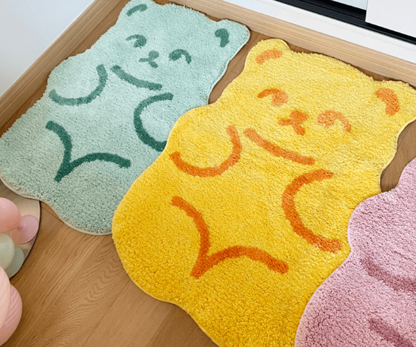 Cartoon Cute Bear Bathroom Rug丨NueShiny- Free Shipping