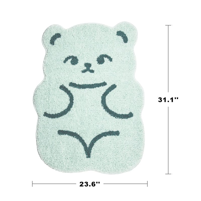 Cartoon Cute Bear Bathroom Rug丨NueShiny- Free Shipping