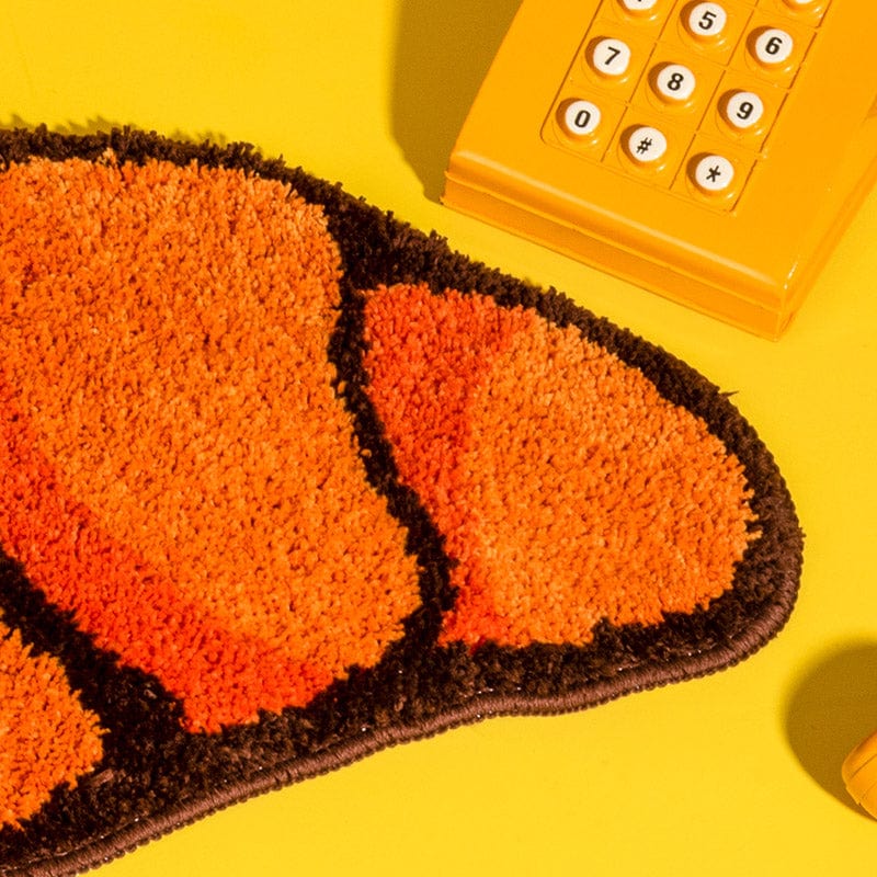 Croissant Plush Room Rug Unique Tufting丨NueShiny- Free Shipping