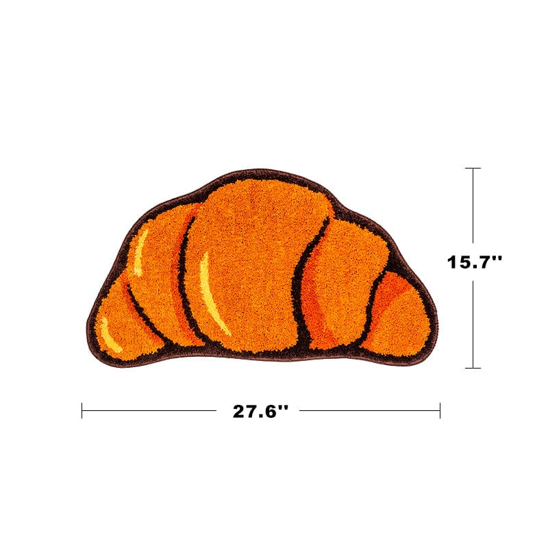 Croissant Plush Room Rug Unique Tufting丨NueShiny- Free Shipping