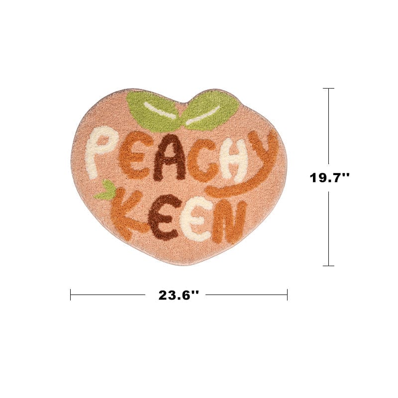 Cute Peach Room Rug丨NueShiny- Free Shipping