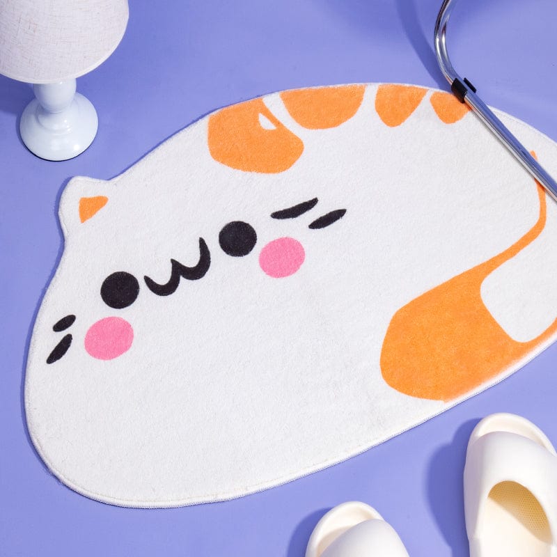 Orange Cat Pet Rug For Bedroom丨NueShiny- Free Shipping
