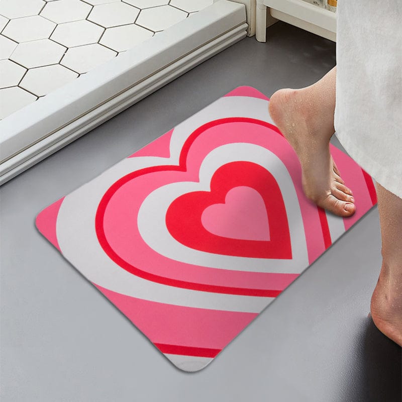 Heart Wave Innovative Quick Dry Bath Mat丨NueShiny- Free Shipping