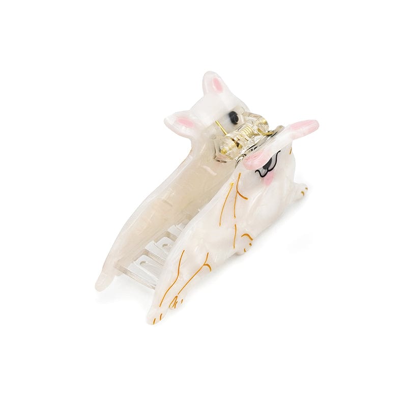 White Shiba Inu Dog Exclusive Design Hair Claw丨NueShiny