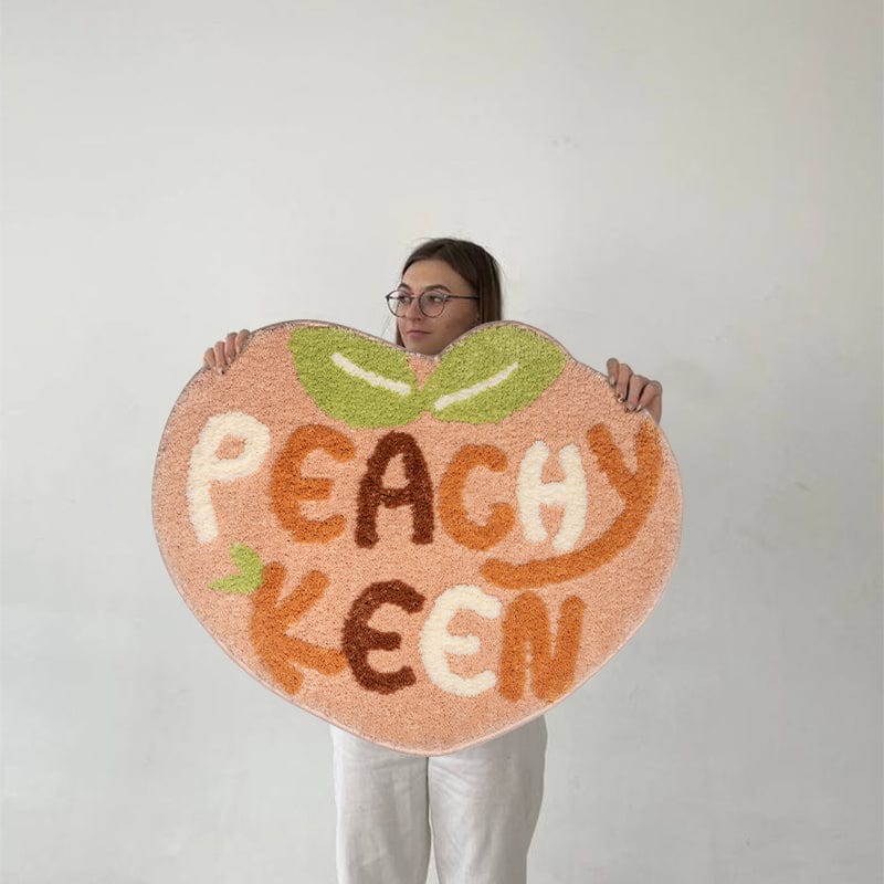 Cute Peach Room Rug丨NueShiny- Free Shipping