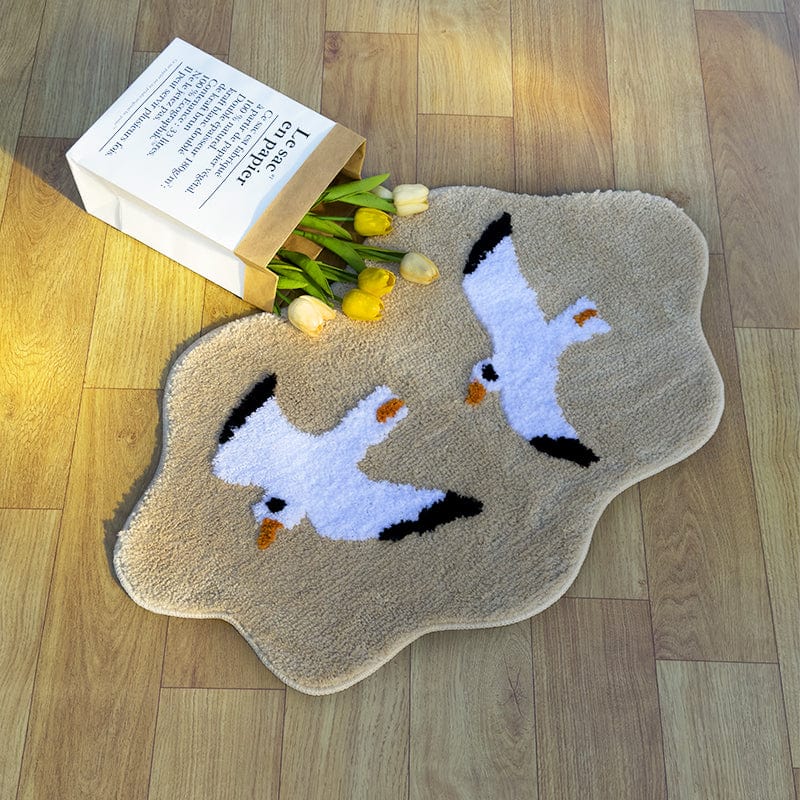 Tufted Rug Non-Slip Bath Carpet Cloud Shape丨NueShiny- Free Shipping