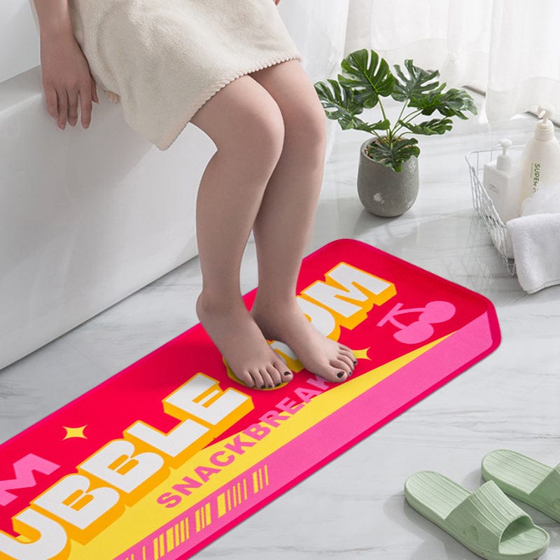 Bubble Gum Innovative Quick Dry Bath Mat丨NueShiny- Free Shipping