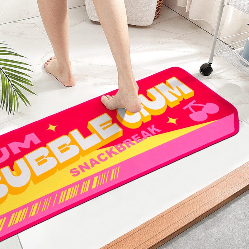 Bubble Gum Innovative Quick Dry Bath Mat丨NueShiny- Free Shipping